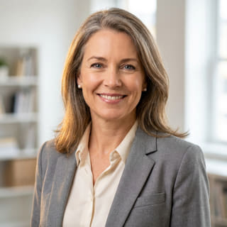 Sarah Coleman, quien aparece como directora financiera en Serena Réditanza, en una foto de perfil